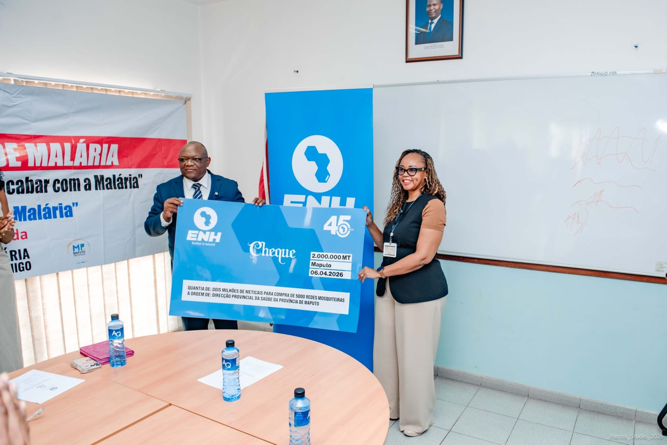 ENH APOIA SECTOR DA SAÚDE COM 5 MIL REDES MOSQUITEIRAS